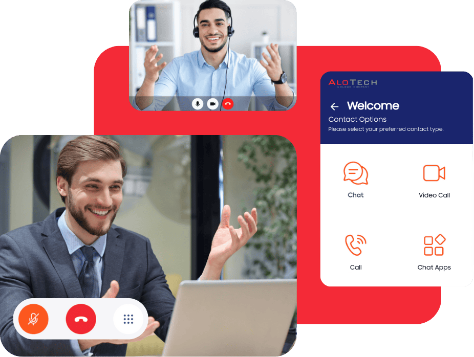 Video Call: contact options widget